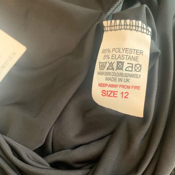 NWT Femme Luxe slinky one sleeve bodysuit - Picture 4 of 4